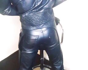 Muscle Leather aka muscleleather - 06-28-2024 OnlyFans Video - My hot muscular ass in my skintight leather levis and leather chaps  My best and