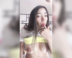 Vero Aguas aka veroaguasss - 11-19-2023 OnlyFans Video - Imaginándome tu verga rica