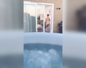 Zilv Gudel & Kai aka gudelzilv - 06-14-2022 OnlyFans Video - Do you guys think he wants me out the HotTub