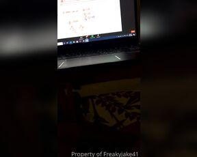 Freakyjake41 aka freakyjake41 - 09-01-2020 OnlyFans Video - When I get Horny during zoom class