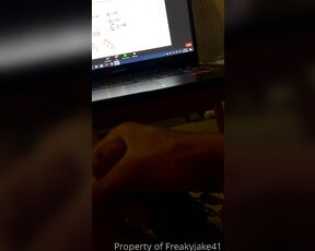 Freakyjake41 aka freakyjake41 - 09-01-2020 OnlyFans Video - When I get Horny during zoom class