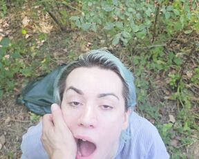 Diamond Wolfie aka miraii333 - 08-21-2024 OnlyFans Video - Fucking in Forest