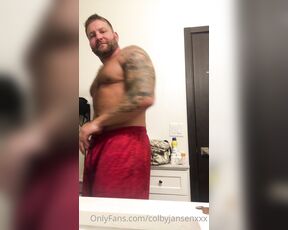 Colby Jansen aka colbyjansenxxx OnlyFans - Omg guys, I got dick and butt in my pants and Im taking them