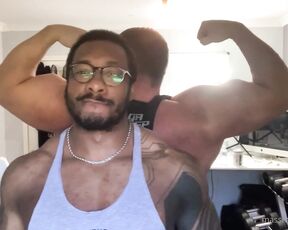 Amadeus aka massively_mode - 04-11-2021 OnlyFans Video - Two big muscle men work out