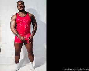 Amadeus aka massively_mode - 03-29-2021 OnlyFans Video - I got 2 red pvc suit from ebay they kind of fit