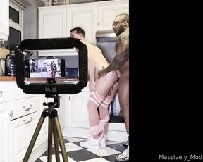 Amadeus aka massively_mode - 01-18-2024 OnlyFans Video - Just a BTS from the kitchen shoot one of the hottest shoots me and Ryan have