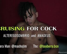 Amadeus aka massively_mode - 12-24-2024 OnlyFans Video - I got fucked by AlterEgo, the black porn star, his massive cock dominating my hole