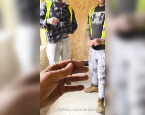 Andy Lee aka andyleexxx - 09-29-2020 OnlyFans Video - Building site laughs I ended up with itchy balls and Harry got a bruised arse