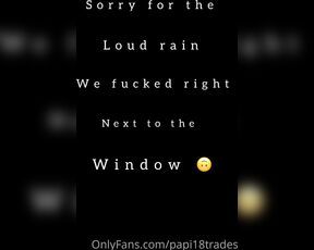 Daddy Jay aka papi18trades - 10-07-2020 OnlyFans Video - Sorry for the loud rain But if were being honest, the claps were louder