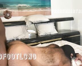 HungFootLong aka hungfootlong - 05-01-2023 OnlyFans Video - Beat down  freakhairybbttm big muscle hairy booty was takin dem deep hard strokes had that