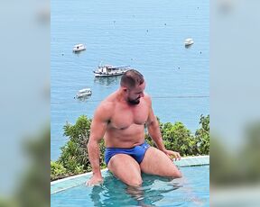 TimanPowerXX aka tpowerx - 02-08-2025 OnlyFans Video - Do you like to see a man with his swim trunks full of dick