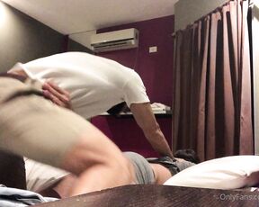 Leon & Mike aka leonmike17 - 10-26-2023 OnlyFans Video - We like to play this ROUGH game  Slap your boys ass Hes gonna love it