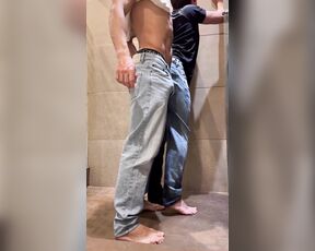 Leon & Mike aka leonmike17 - 09-16-2024 OnlyFans Video - MORE SHOWER TIME  This time with clothes on and a little bit ROUGHER for those