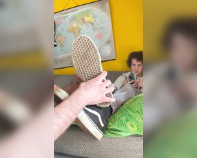 Matteo aka fillme_wfeet - 01-16-2025 OnlyFans Video - old videos of the first time I worshiped CurlyGod as you can see, his feet stank