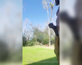 Dexter Collins aka dextercollins33 - 01-07-2021 OnlyFans Video - Got caught stroking my cock outside