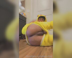 Basicflxp aka basicflxp - 06-18-2023 OnlyFans Video - Fuck pickachu  after lots of lube, I was able to put it in, soon after