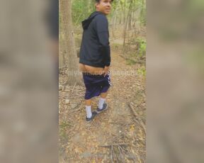 Basicflxp aka basicflxp - 11-14-2022 OnlyFans Video - It was so cold you guys  but I sure loved getting naked in the woodsforest