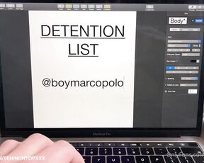 TenInchTopxxx aka teninchtopxxx - 03-03-2021 OnlyFans Video - Whos been a bad girl  marcopolo_ was at the top of Daddys Detention List and