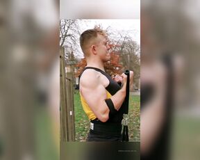 Sam Steiner aka samsteinerxxx_free OnlyFans - A mix of videos my mates filmed of me working out recently Also a few other