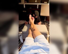 Footpigcrusher aka footpigcrusher OnlyFans - He licks, I relax and enjoy part II my POV