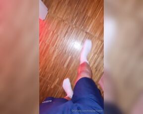 Footpigcrusher aka footpigcrusher OnlyFans - My POV kicking his balls, cock and butt