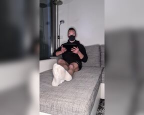 Footpigcrusher aka footpigcrusher OnlyFans - Answering slaves questions and reacting to slaves comments