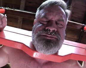 Kristofer Weston aka kristoferweston - 02-04-2023 OnlyFans Video - I was put in super tight stocks to be tormented by bigringbootman