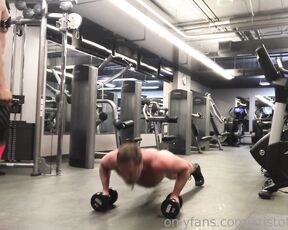 Kristofer Weston aka kristoferweston - 05-09-2019 OnlyFans Video - My gym SIR pushes me harder and harder