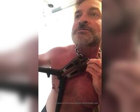 Kristofer Weston aka kristoferweston - 07-03-2019 OnlyFans Video - When you lose the key and have to cut the lock off your own neck