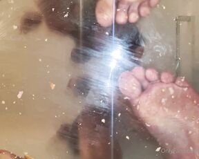 Footpigcrusher aka footpigcrusher OnlyFans - Crushing together 88  Barefoot on the glass plate