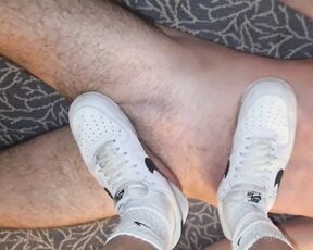 Footpigcrusher aka footpigcrusher OnlyFans - Part VI  cock jumping! Now, his cock gets totally destroyed under my Nike