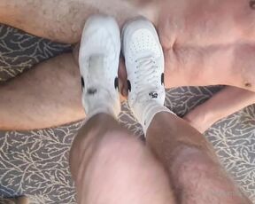 Footpigcrusher aka footpigcrusher OnlyFans - Part VI  cock jumping! Now, his cock gets totally destroyed under my Nike