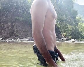 Ruslan Angelo aka ruslanangelo OnlyFans - Another jungle fuck with Michael Lucas when hiking Ro Cuale river  Blowjobs in the river