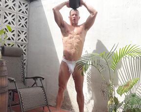 Ruslan Angelo aka ruslanangelo OnlyFans - Cleaning the outdoor bathroom, housekeeping